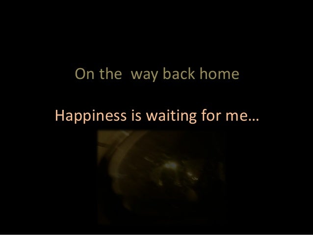 The Way Back to Happiness